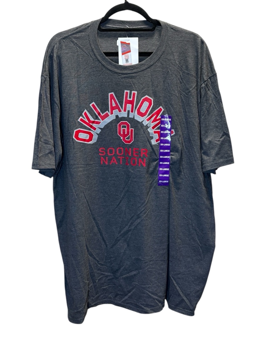 CSA Oklahoma Sooners Charcoal Short-Sleeve Graphic Tee